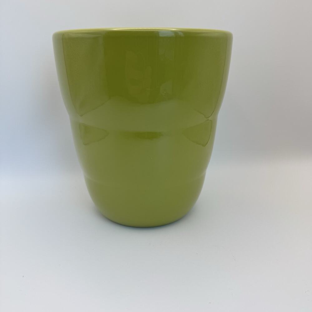 Pea Green Planter Made in Germany Ceramic Pot 5.25" Tall‎ x 5" Wide